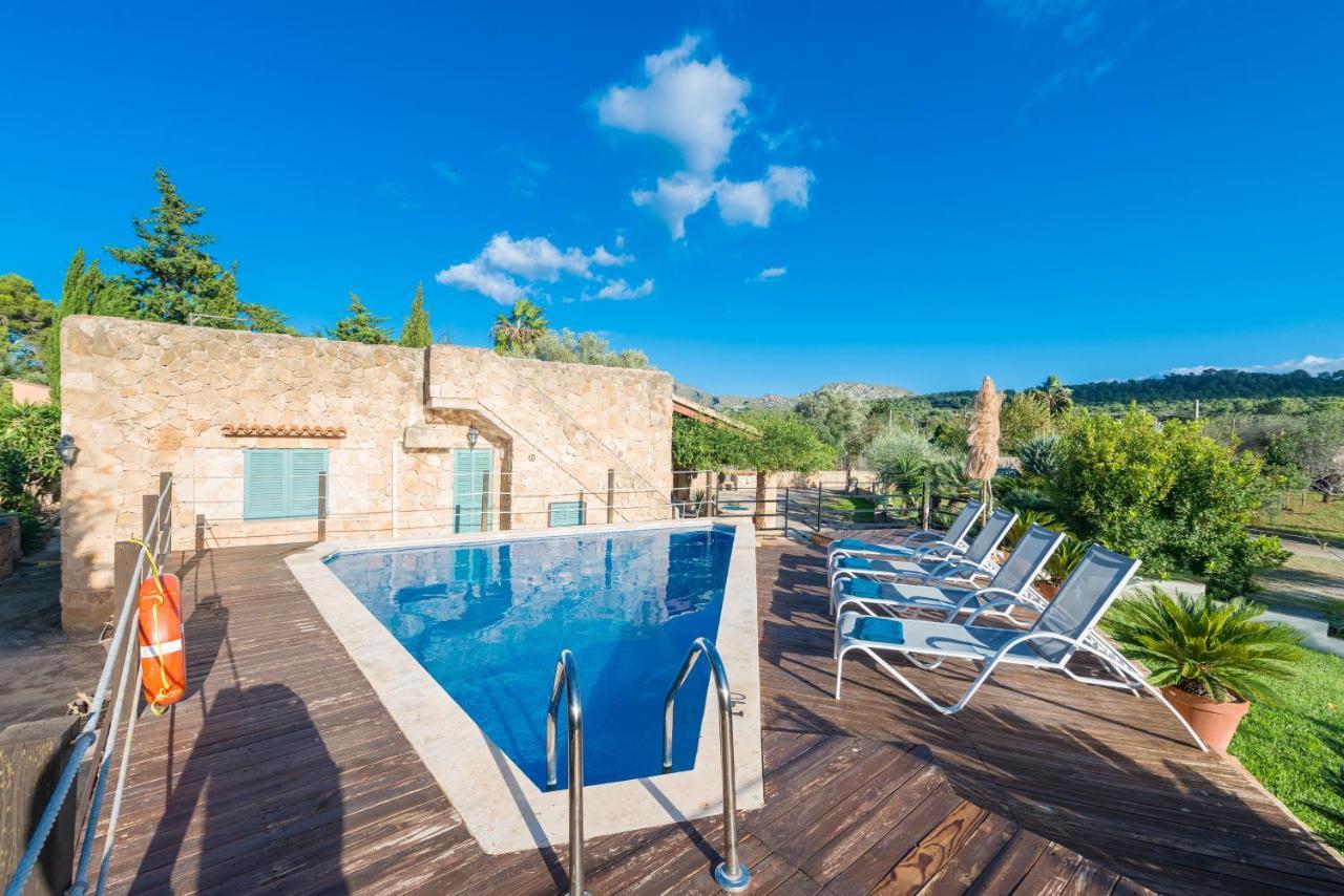 Villa Can Pau, Pool And Garden Close To The Beach 阿尔库迪亚港 外观 照片
