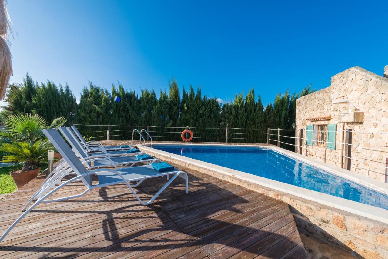Villa Can Pau, Pool And Garden Close To The Beach 阿尔库迪亚港 外观 照片